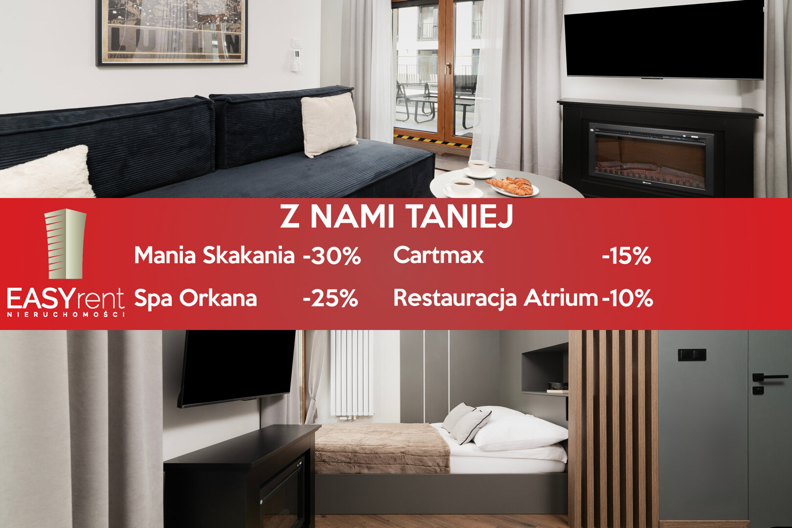 EASY RENT - Apartament z Tarasem Lublin Centrum 